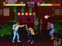 une photo d'Ã©cran de Final Fight sur Nintendo Super Nes